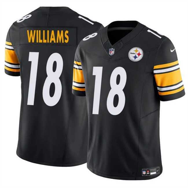 Men & Women & Youth Pittsburgh Steelers #18 Mike Williams Black 2024 F.U.S.E. Vapor Untouchable Limited Stitched Jersey->atlanta falcons->NFL Jersey